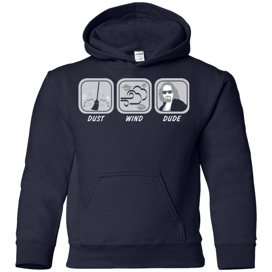 Sweatshirts Navy / YS Dust Wind Dude Youth Hoodie