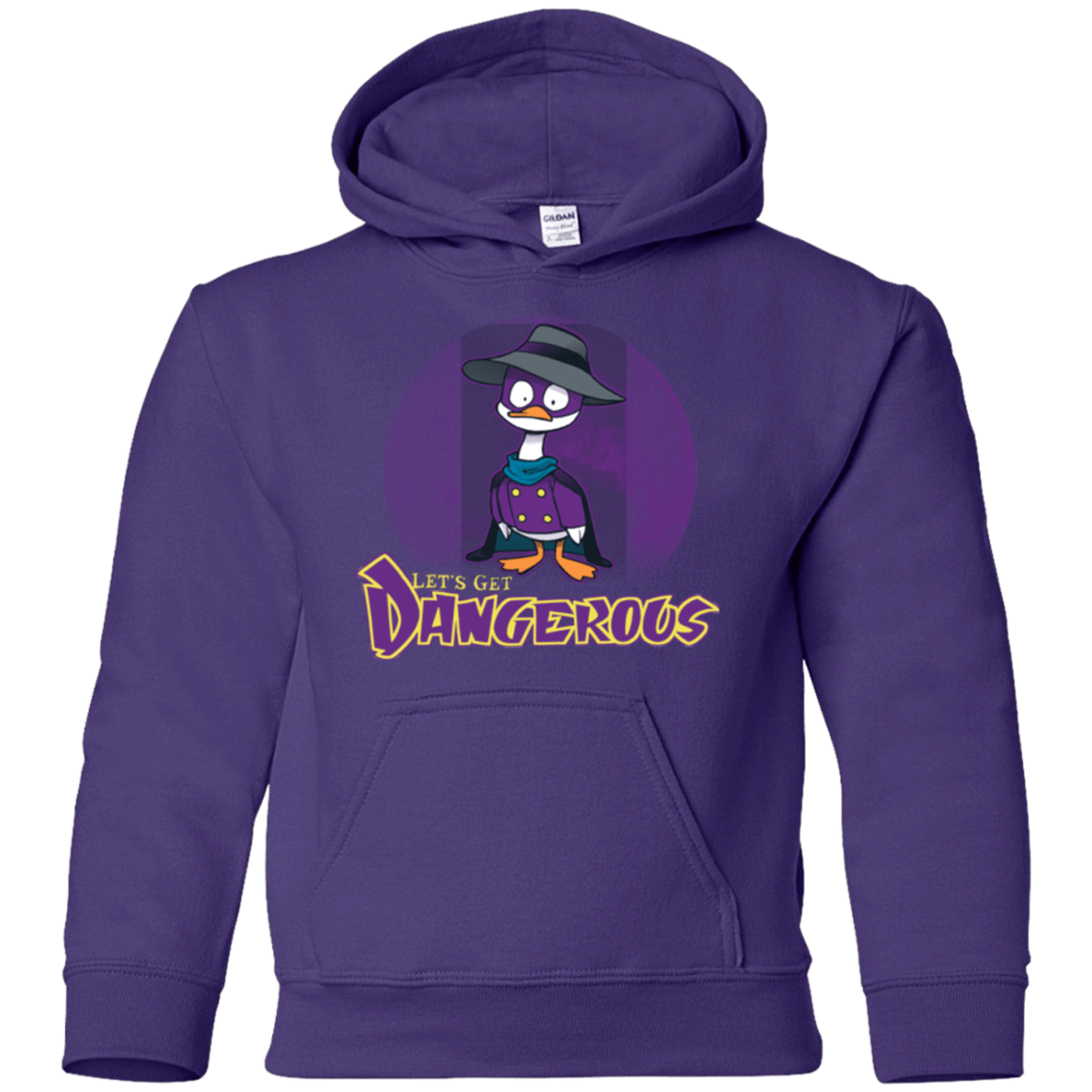 Sweatshirts Purple / YS DW Duck Youth Hoodie