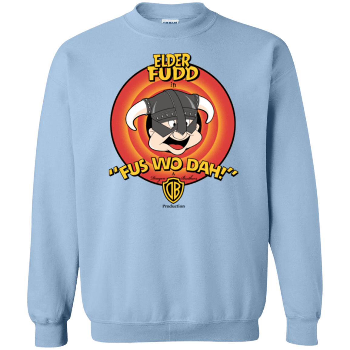 Sweatshirts Light Blue / Small Dwagonborn Crewneck Sweatshirt