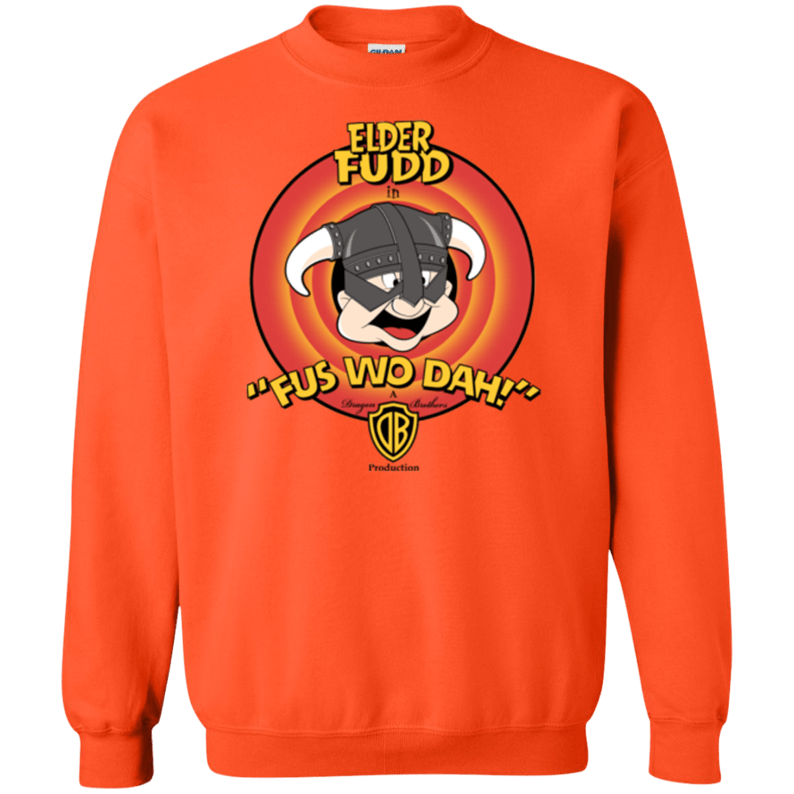 Sweatshirts Orange / Small Dwagonborn Crewneck Sweatshirt
