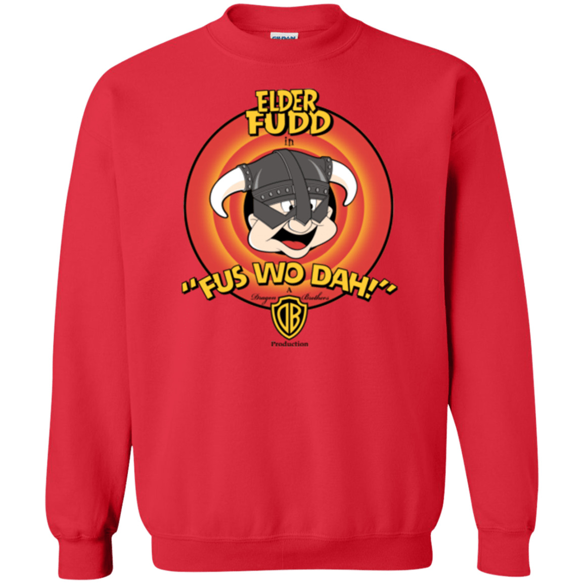 Sweatshirts Red / Small Dwagonborn Crewneck Sweatshirt