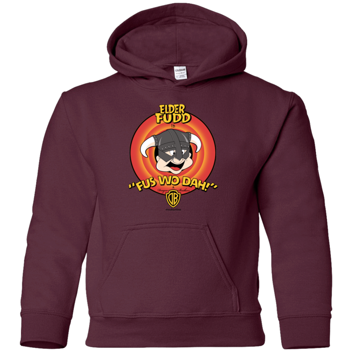 Sweatshirts Maroon / YS Dwagonborn Youth Hoodie