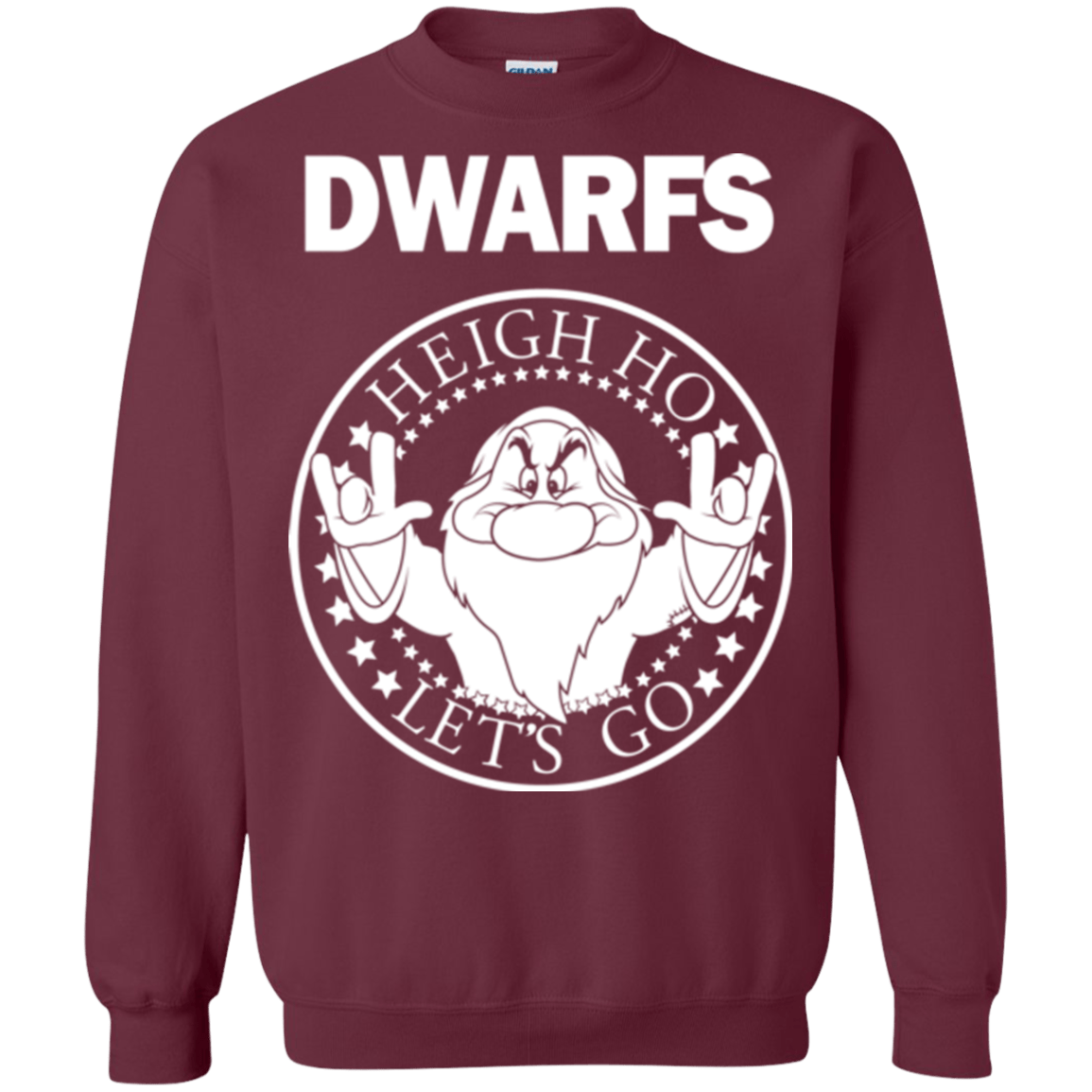 Sweatshirts Maroon / S Dwarfs Crewneck Sweatshirt