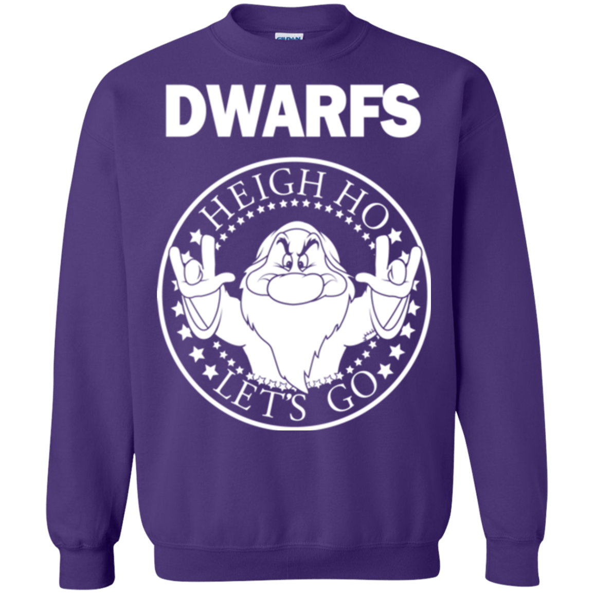Sweatshirts Purple / S Dwarfs Crewneck Sweatshirt