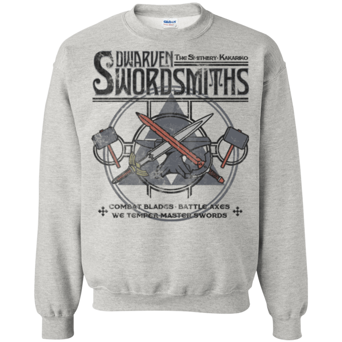 Sweatshirts Ash / Small Dwarven Swordsmiths Crewneck Sweatshirt