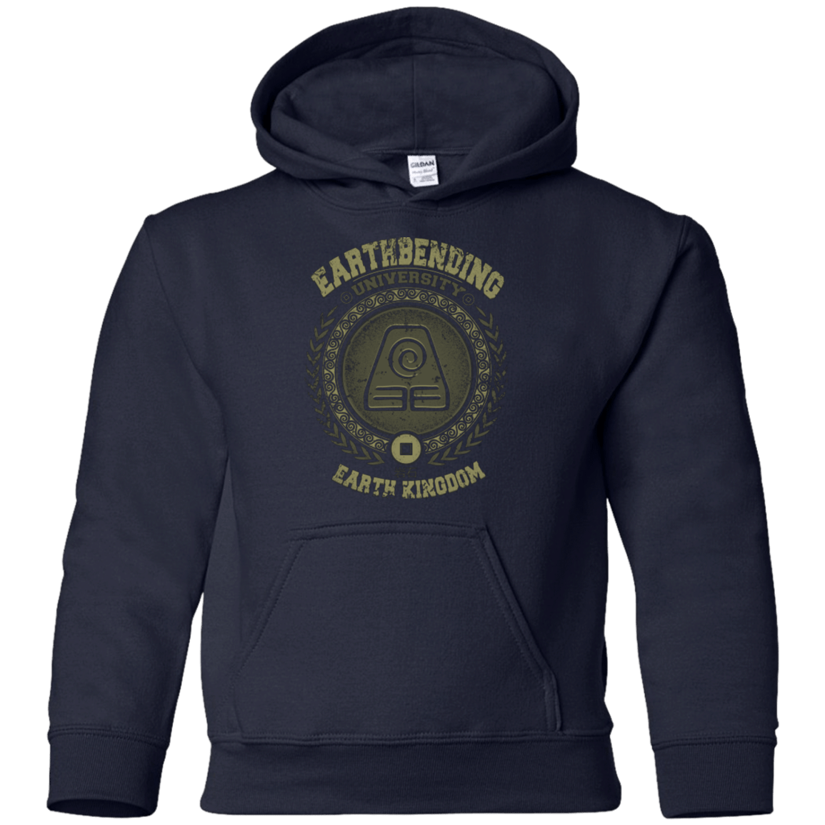Sweatshirts Navy / YS Earthbending university Youth Hoodie