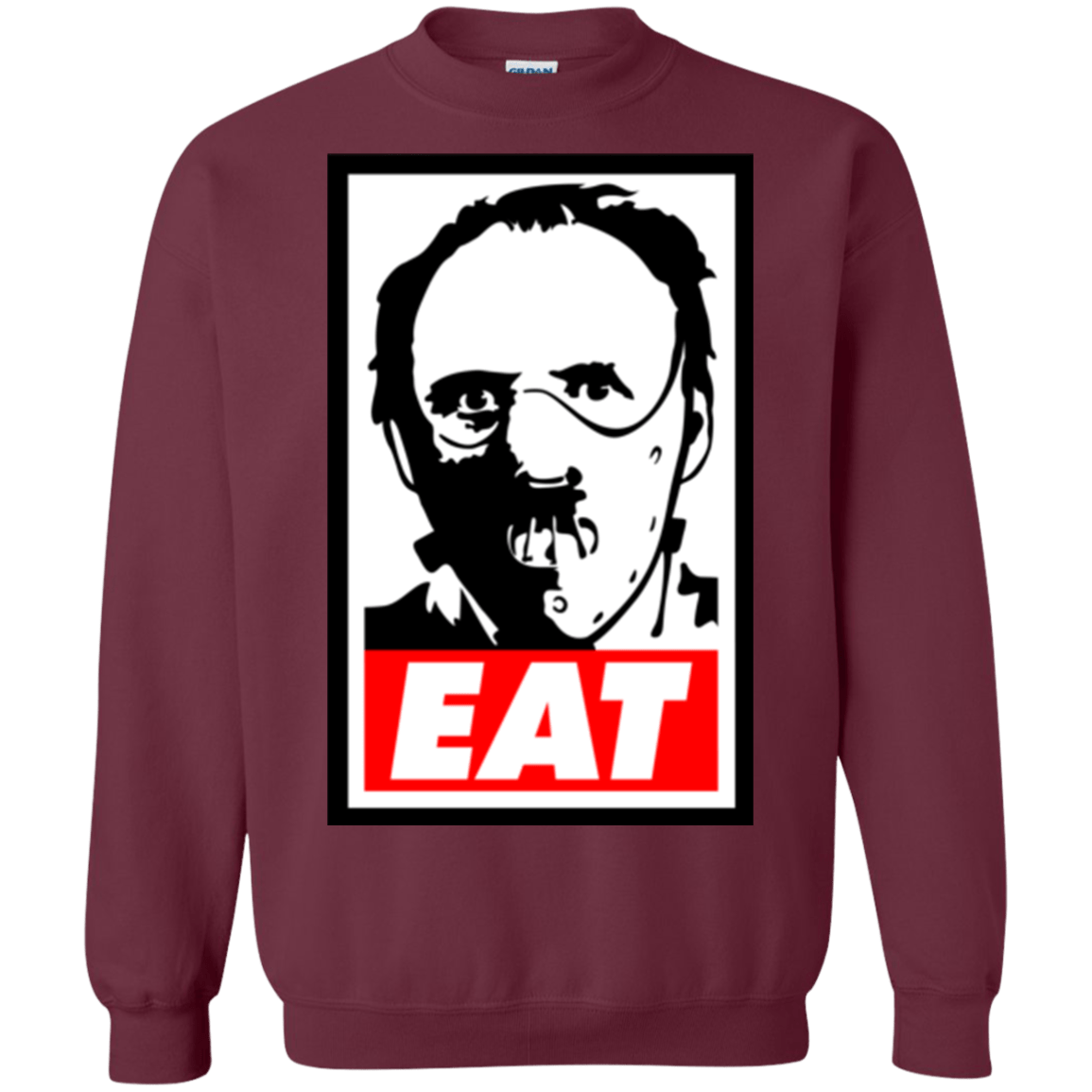 Sweatshirts Maroon / Small Eat Crewneck Sweatshirt