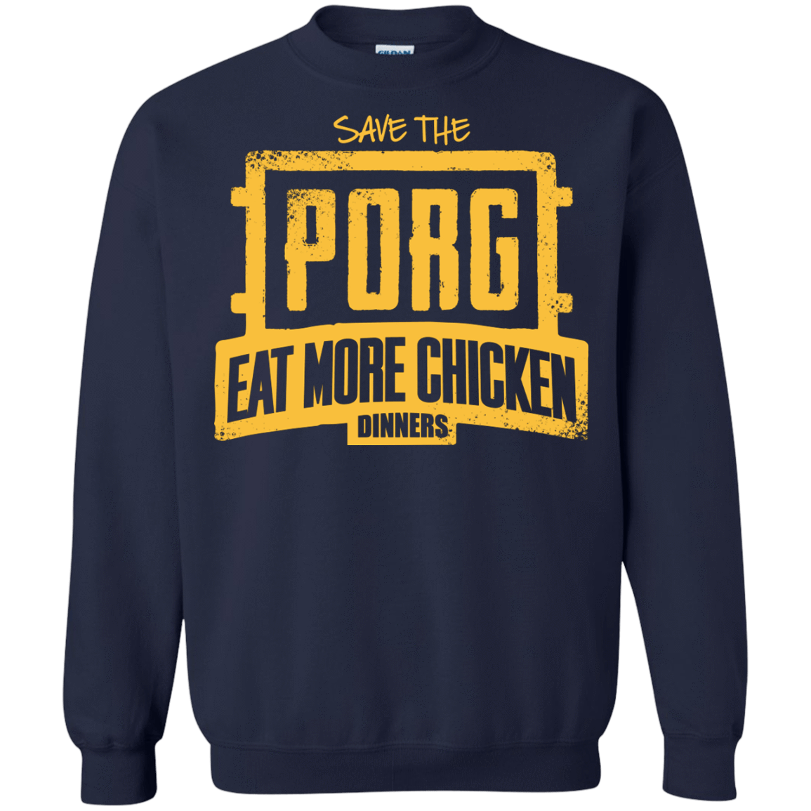 Sweatshirts Navy / Small Eat More Chicken Crewneck Sweatshirt