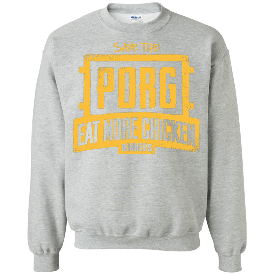 Sweatshirts Sport Grey / Small Eat More Chicken Crewneck Sweatshirt