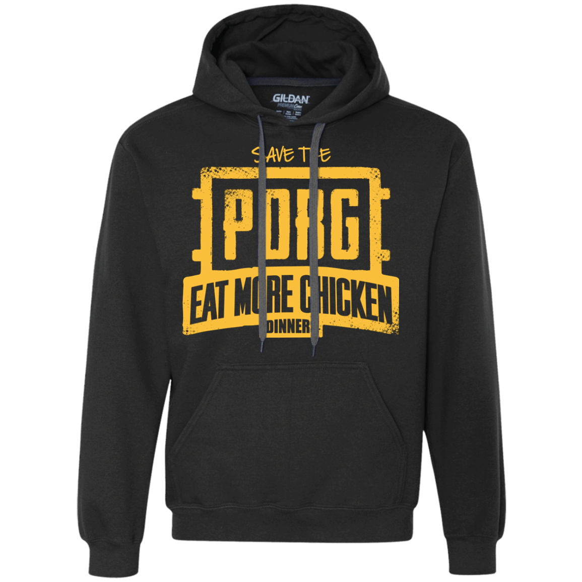 Sweatshirts Black / Small Eat More Chicken Premium Fleece Hoodie