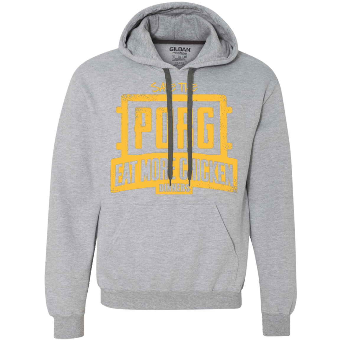 Sweatshirts Sport Grey / Small Eat More Chicken Premium Fleece Hoodie