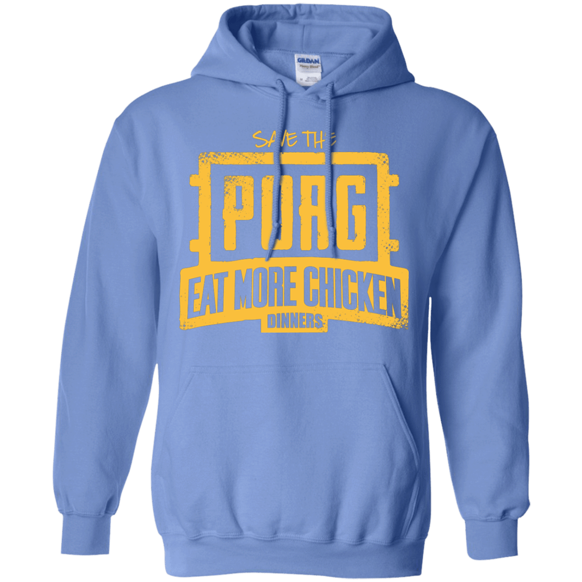 Sweatshirts Carolina Blue / Small Eat More Chicken Pullover Hoodie