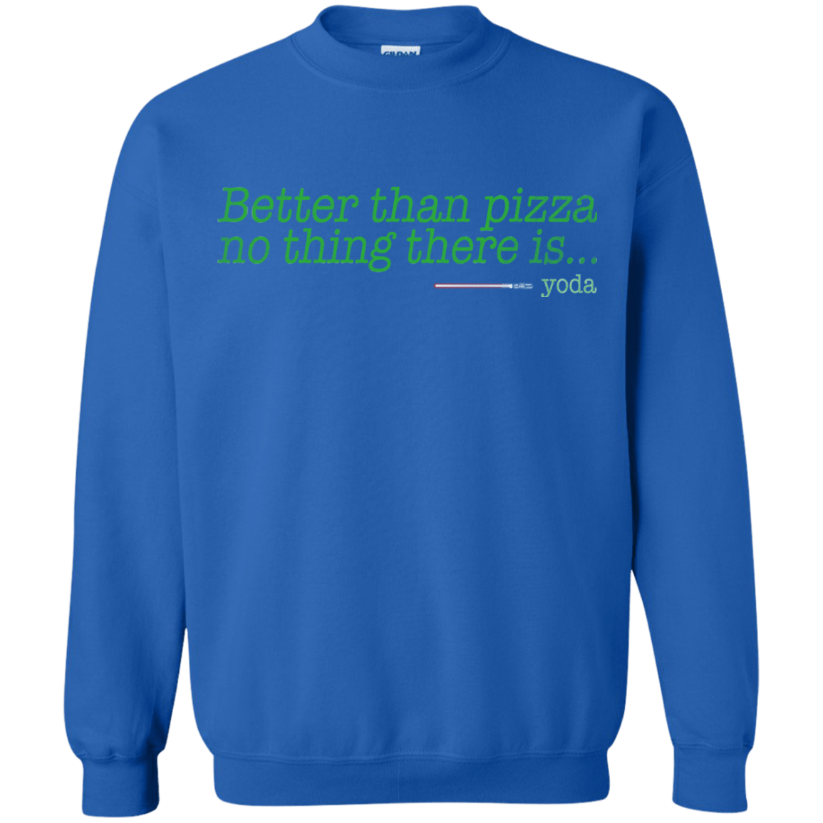 Sweatshirts Royal / S Eat pizza, You must Crewneck Sweatshirt
