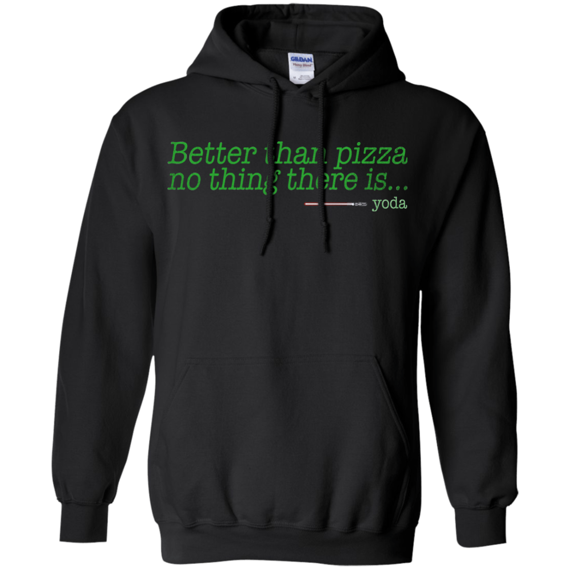 Sweatshirts Black / S Eat pizza, You must Pullover Hoodie