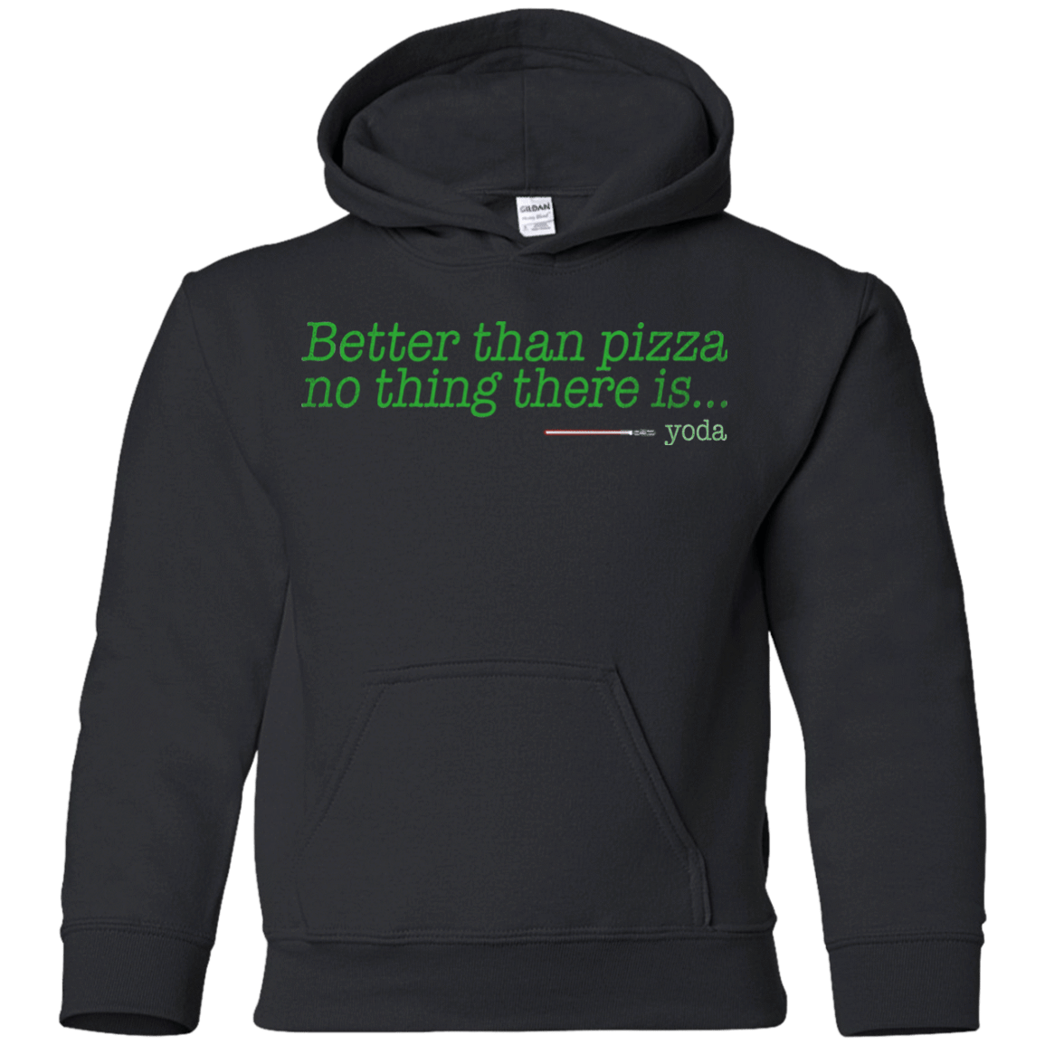 Sweatshirts Black / YS Eat pizza, You must Youth Hoodie