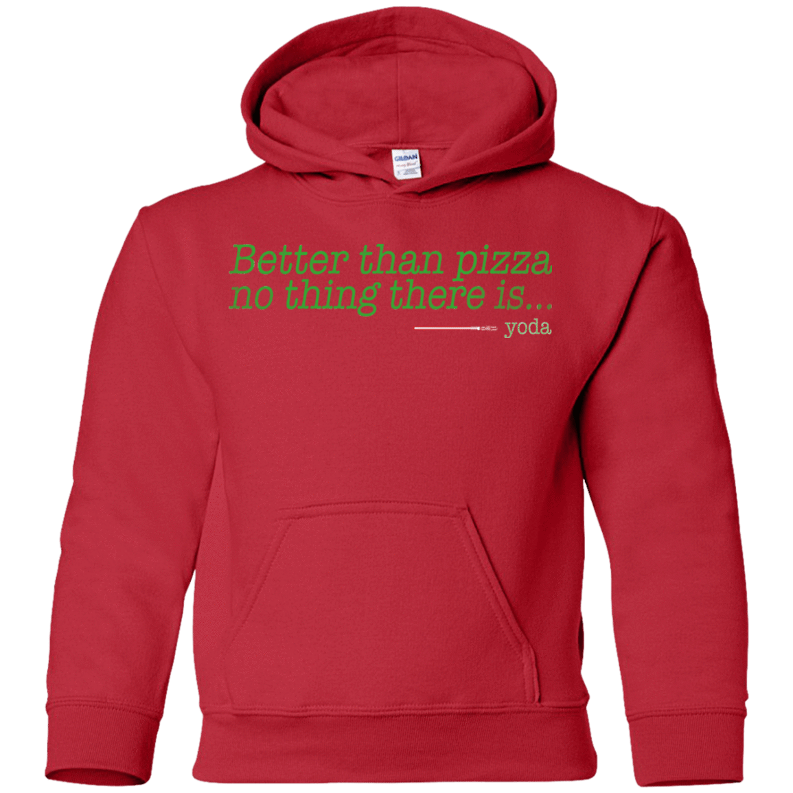 Sweatshirts Red / YS Eat pizza, You must Youth Hoodie