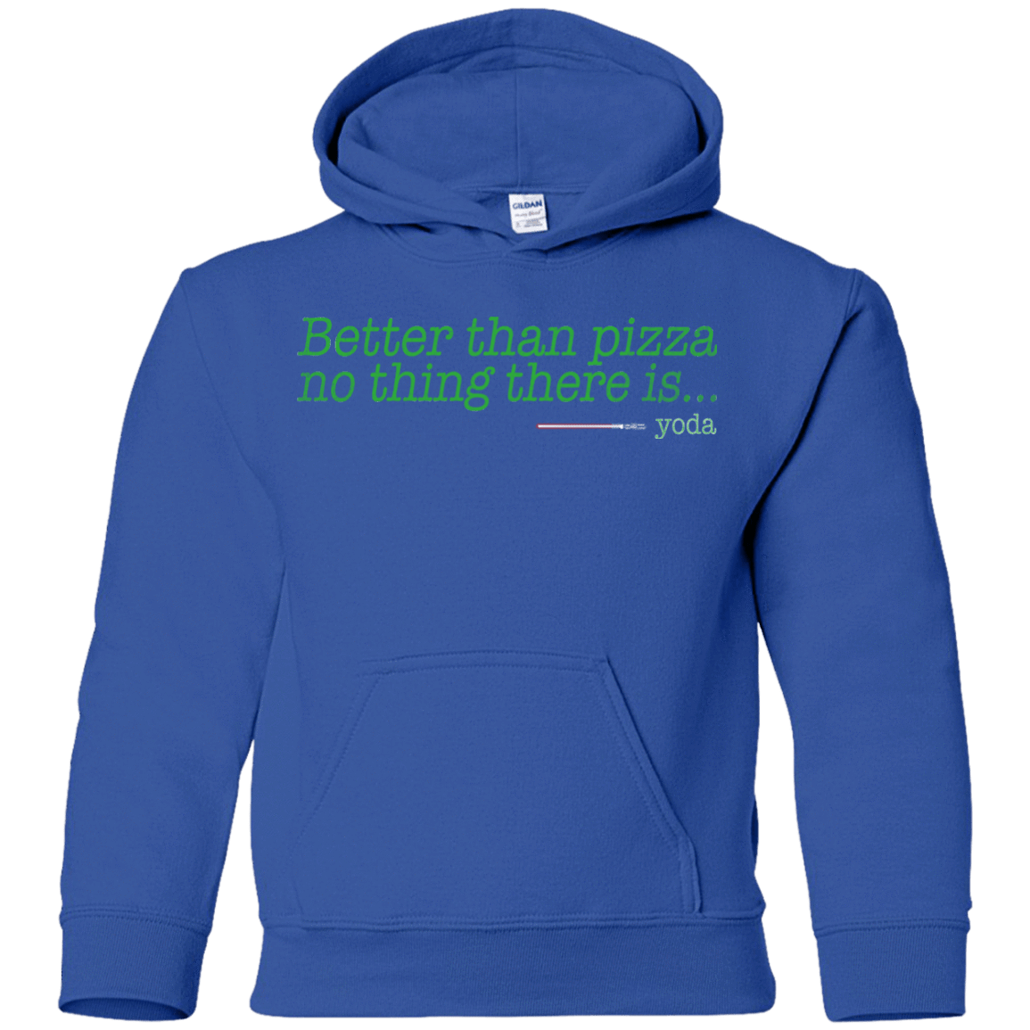 Sweatshirts Royal / YS Eat pizza, You must Youth Hoodie