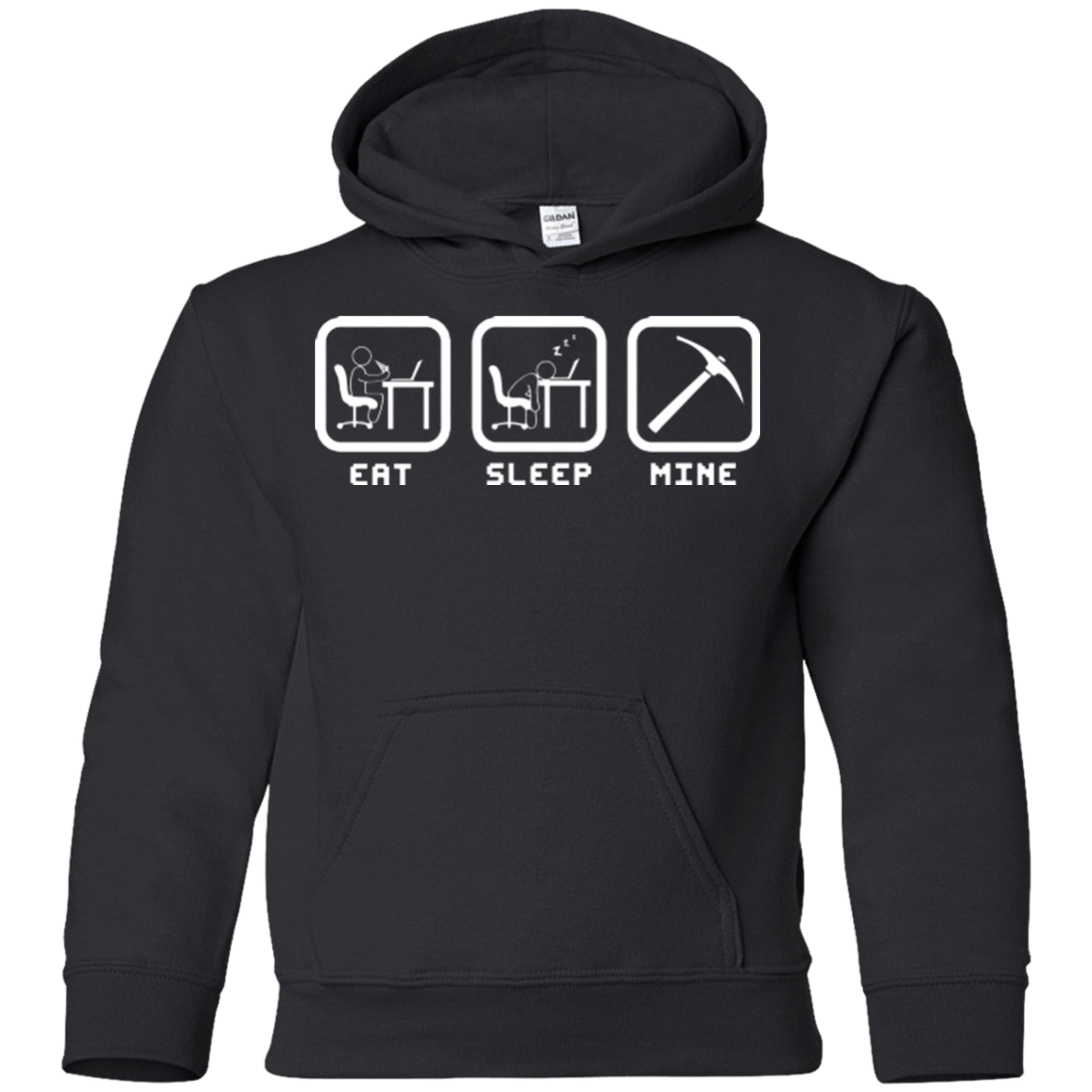 Eat Sleep Mine Youth Hoodie