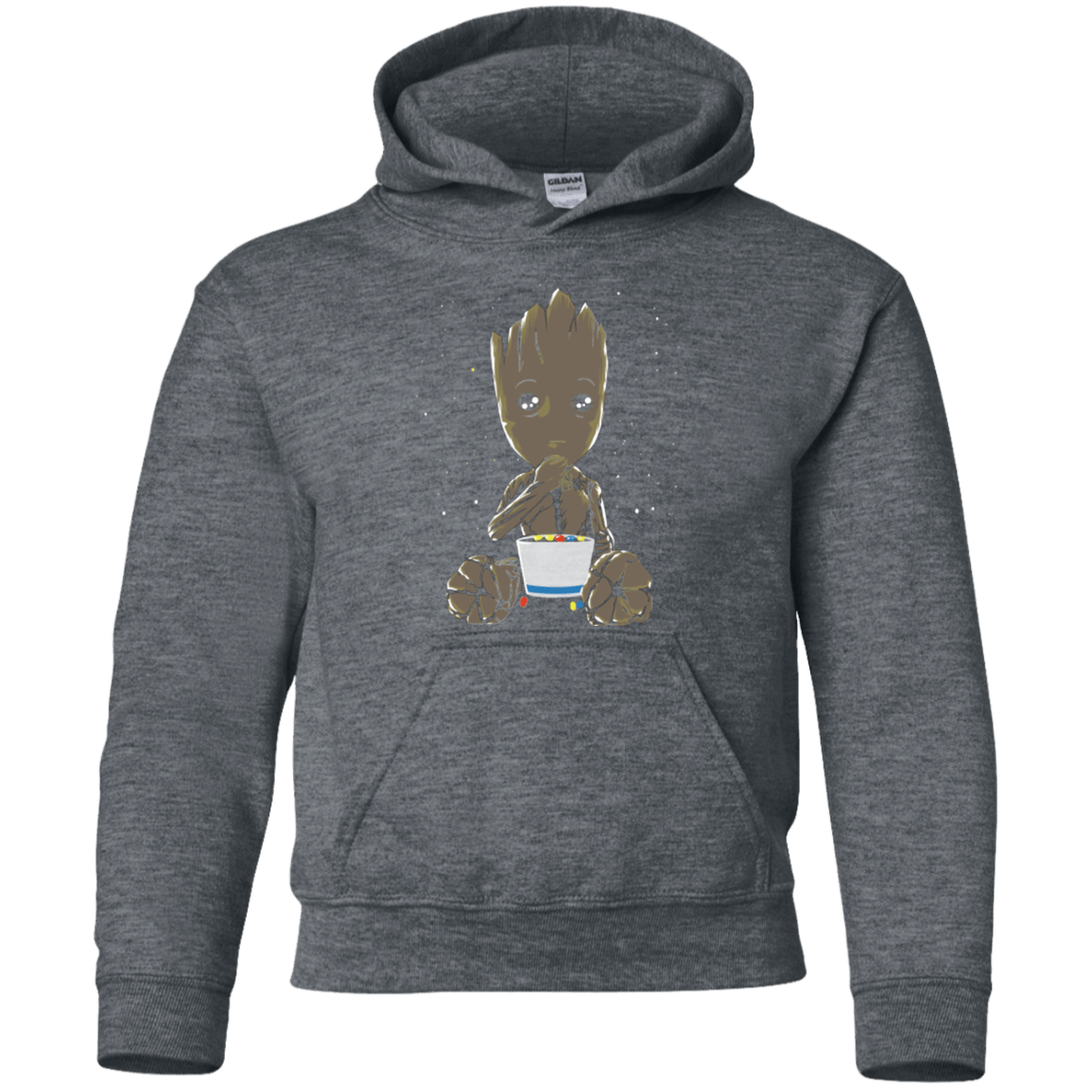 Sweatshirts Dark Heather / YS Eating Candies Youth Hoodie