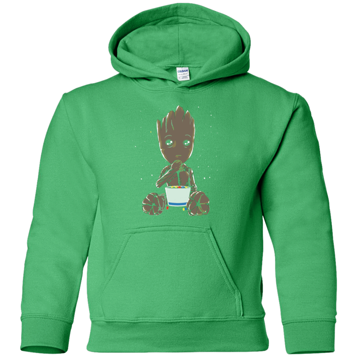 Sweatshirts Irish Green / YS Eating Candies Youth Hoodie