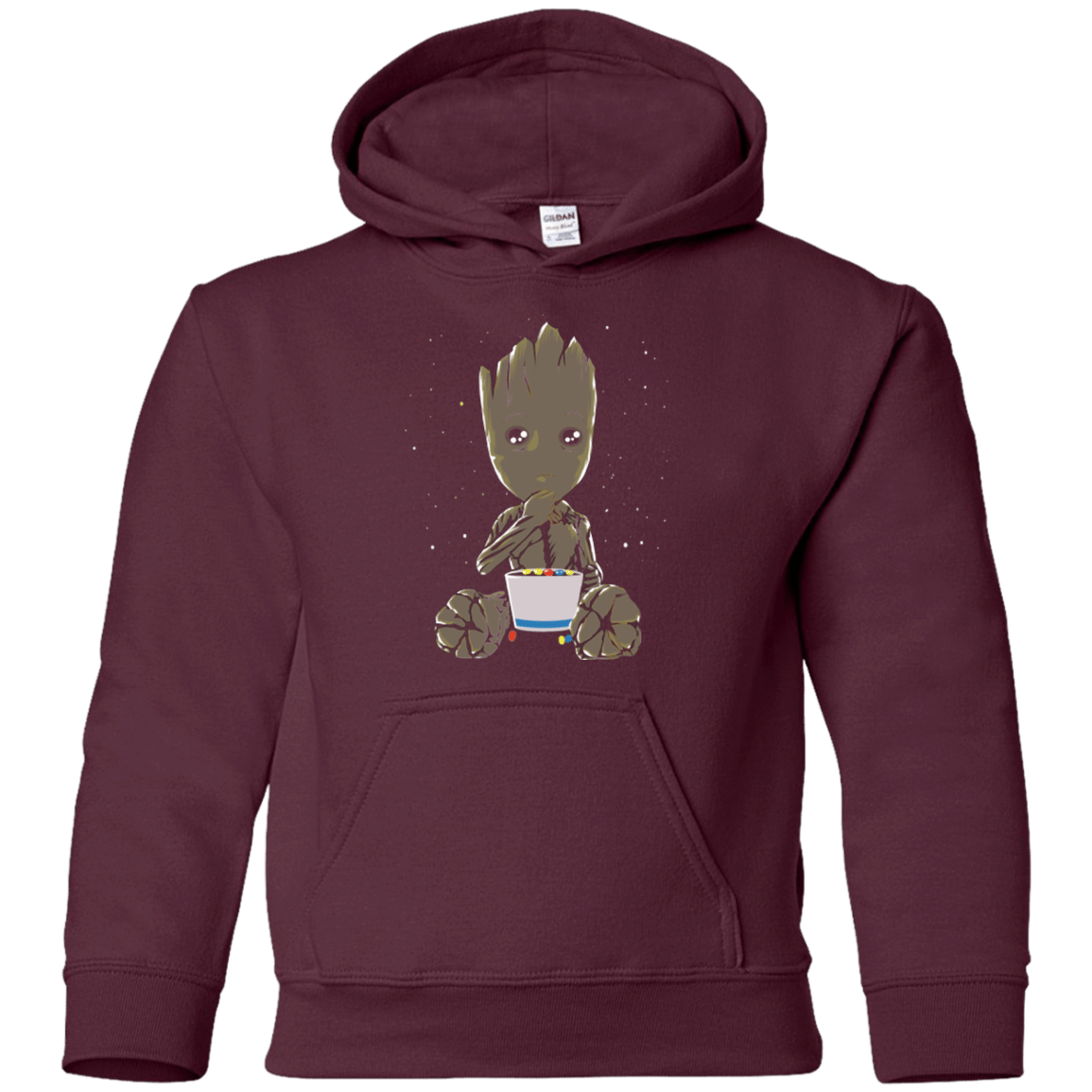 Sweatshirts Maroon / YS Eating Candies Youth Hoodie