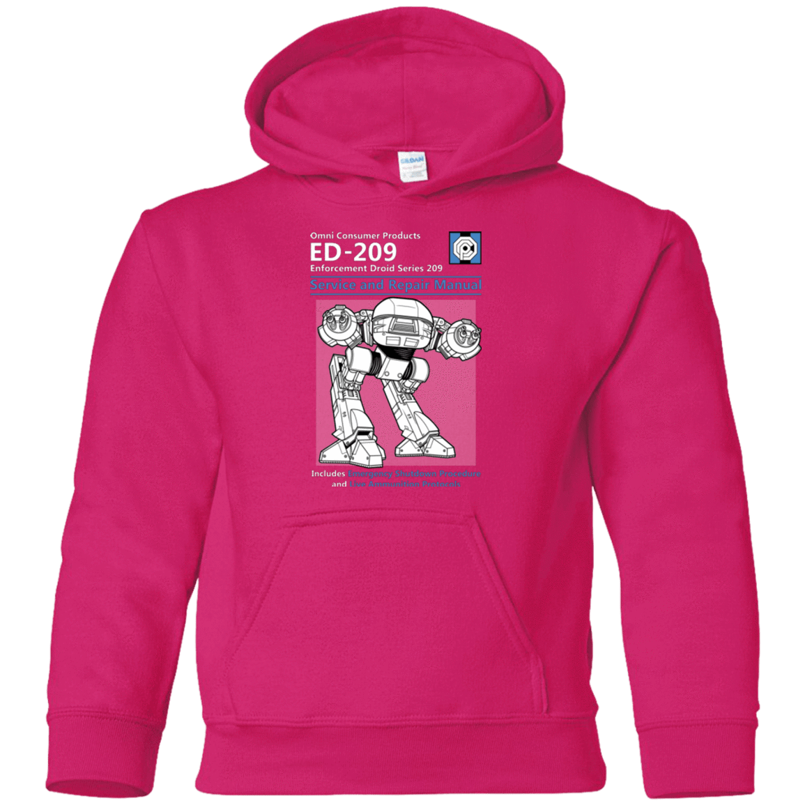 Sweatshirts Heliconia / YS ED209 SERVICE & REPAIR MANUAL Youth Hoodie