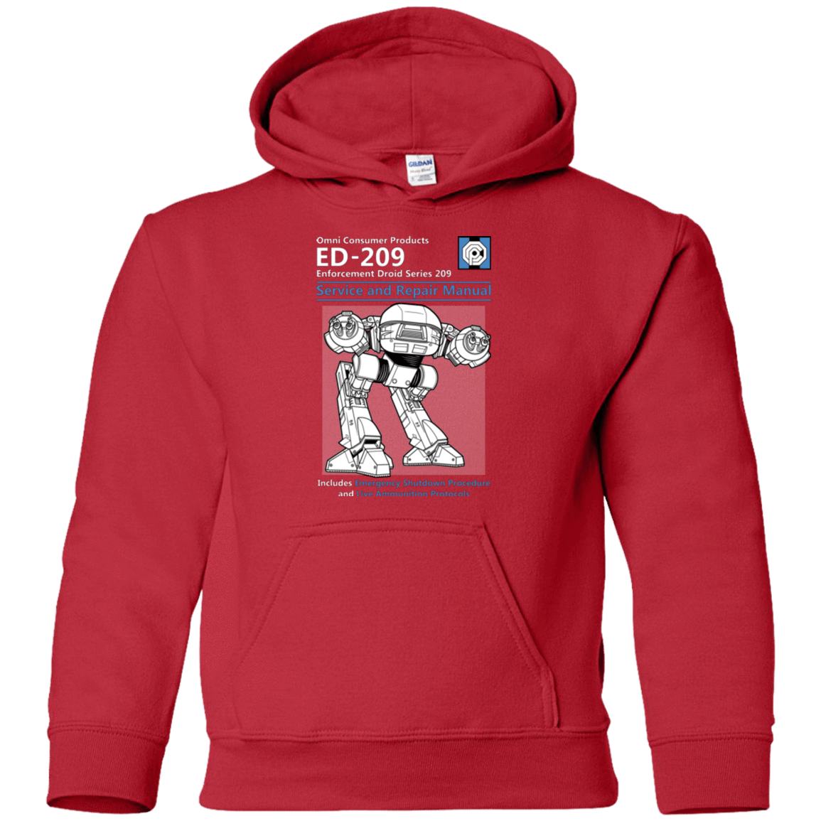 Sweatshirts Red / YS ED209 SERVICE & REPAIR MANUAL Youth Hoodie