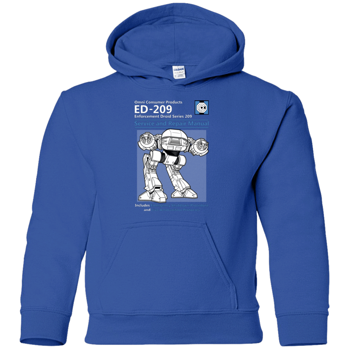 Sweatshirts Royal / YS ED209 SERVICE & REPAIR MANUAL Youth Hoodie