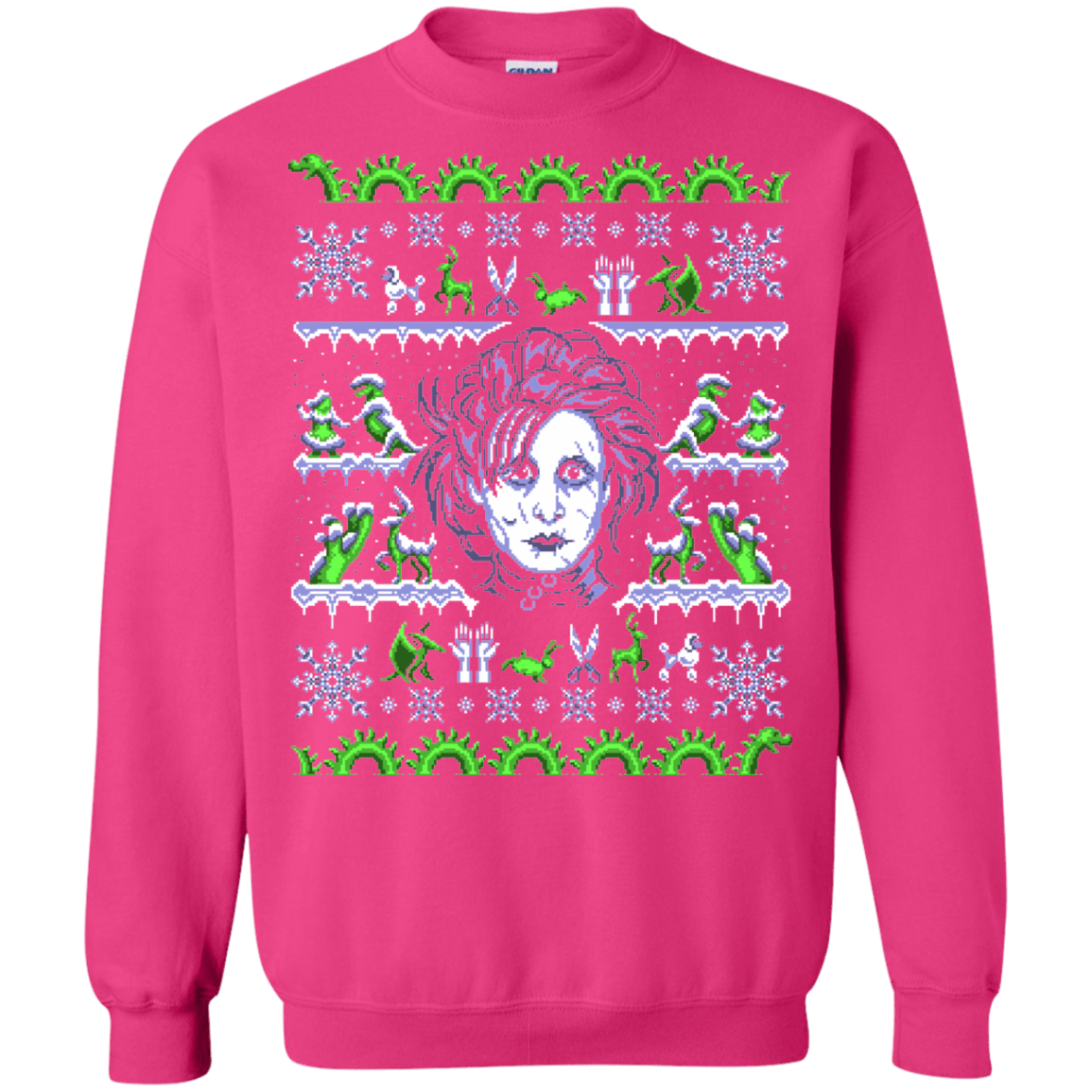 Sweatshirts Heliconia / Small Edward Scissorhands ugly sweater Crewneck Sweatshirt