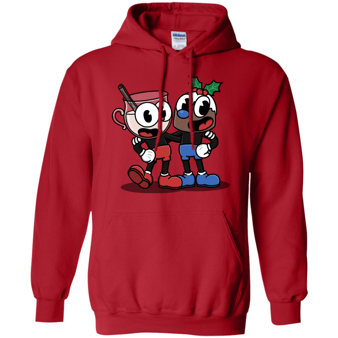 Sweatshirts Red / S Eggnoghead and Puddingman Pullover Hoodie