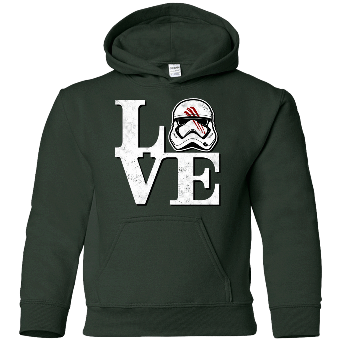Sweatshirts Forest Green / YS Eight Seven Love Youth Hoodie