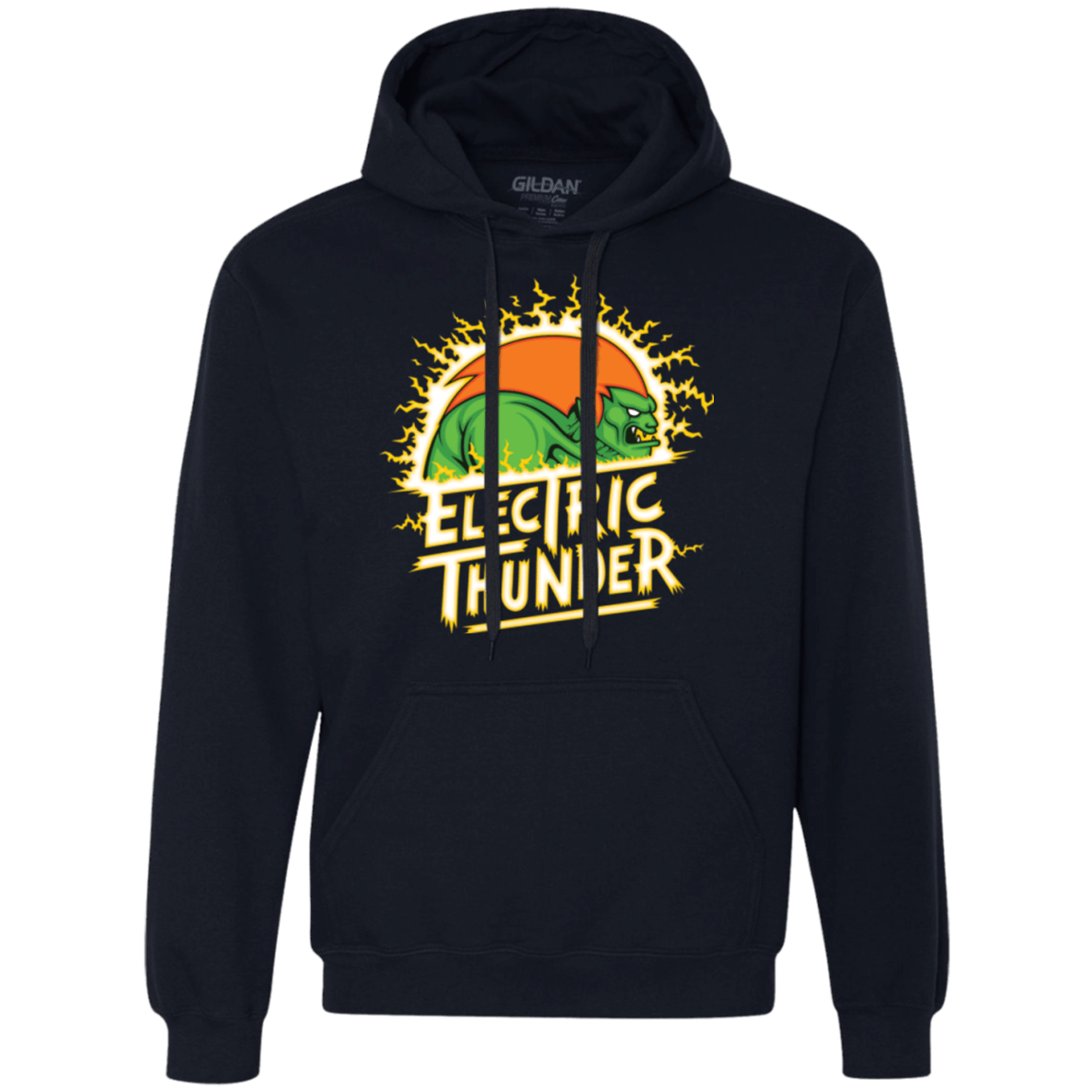 Sweatshirts Navy / Small Electric Thunder Premium Fleece Hoodie