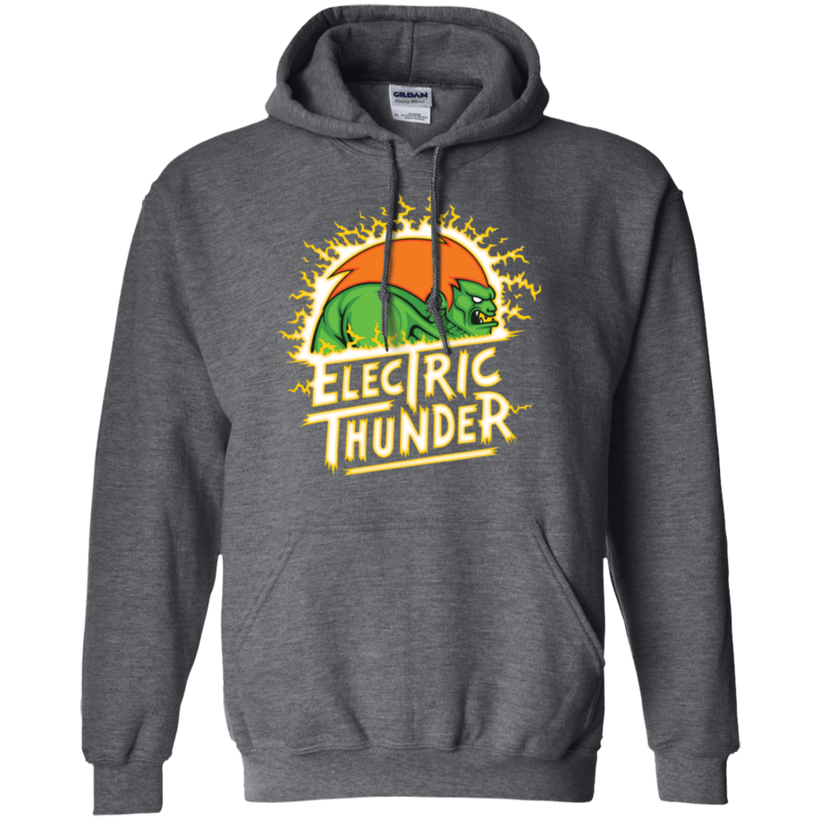 Sweatshirts Dark Heather / Small Electric Thunder Pullover Hoodie