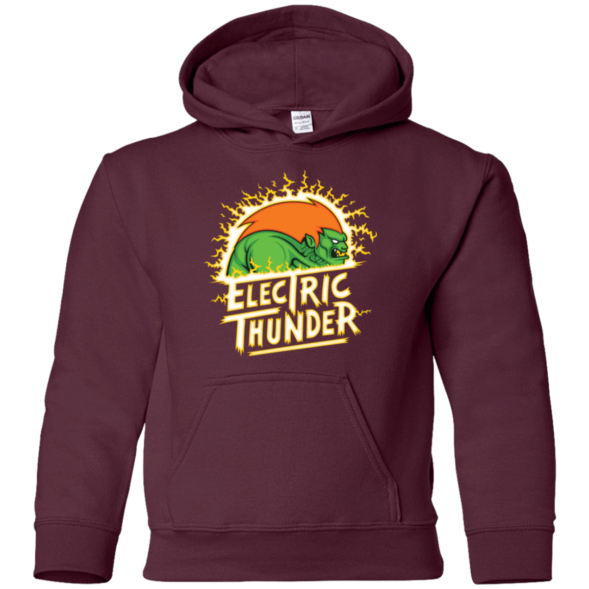 Sweatshirts Maroon / YS Electric Thunder Youth Hoodie