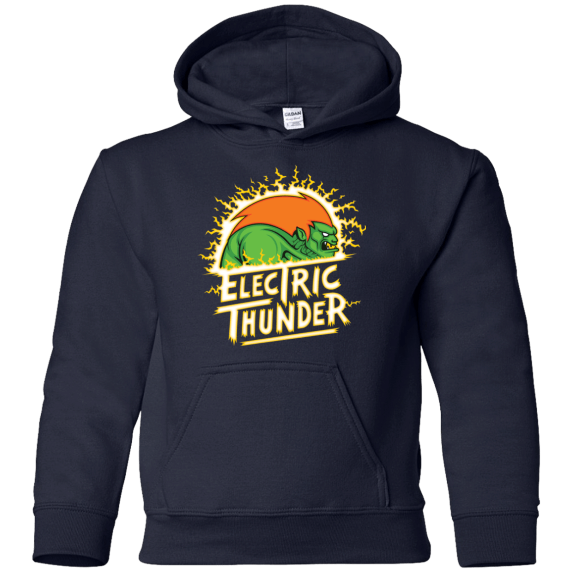 Sweatshirts Navy / YS Electric Thunder Youth Hoodie