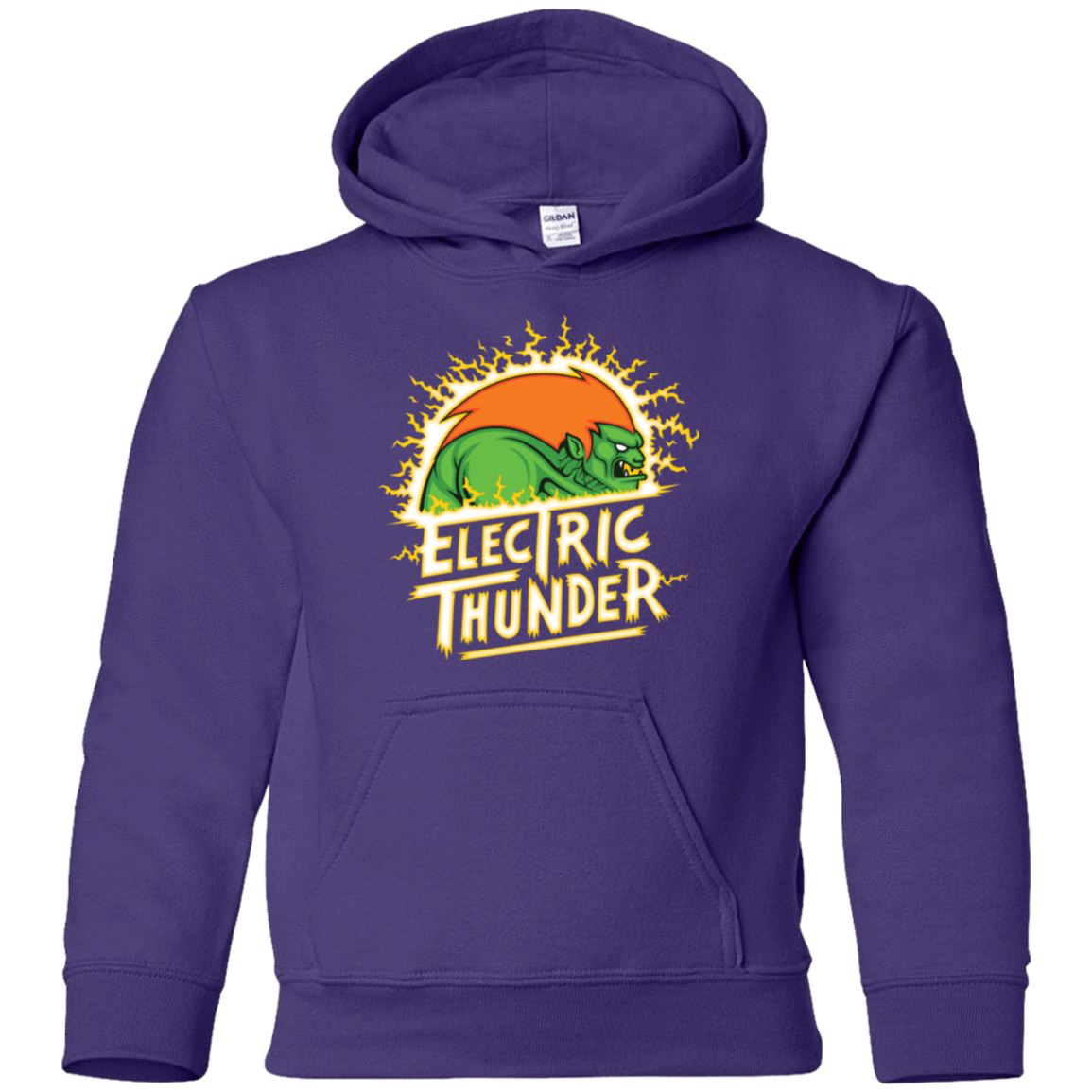 Sweatshirts Purple / YS Electric Thunder Youth Hoodie
