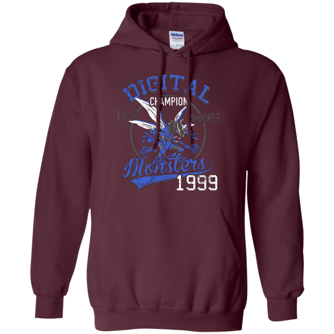Sweatshirts Maroon / Small Electro Shocker Pullover Hoodie