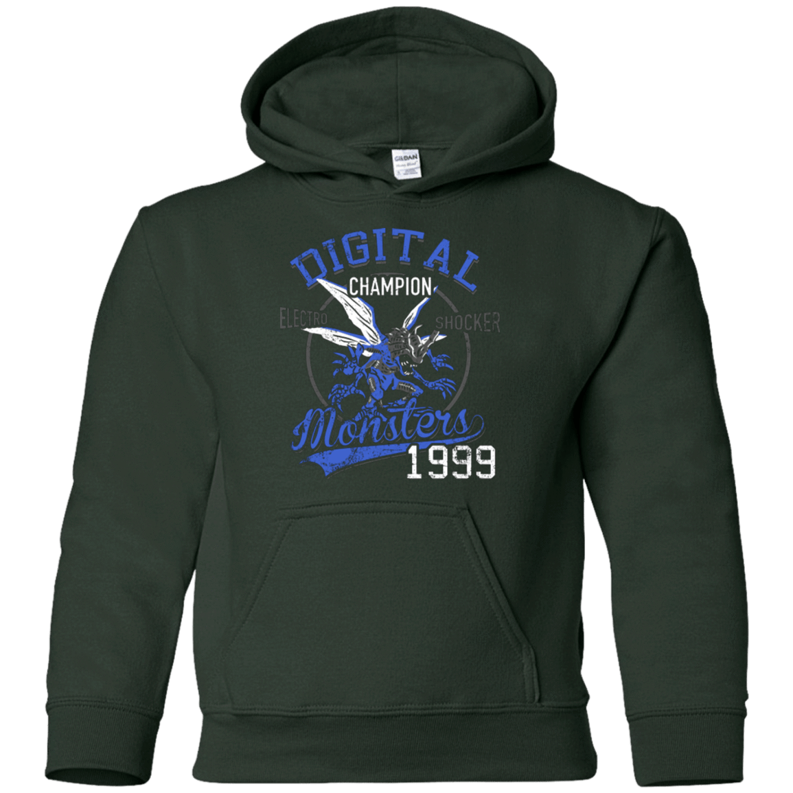 Sweatshirts Forest Green / YS Electro Shocker Youth Hoodie