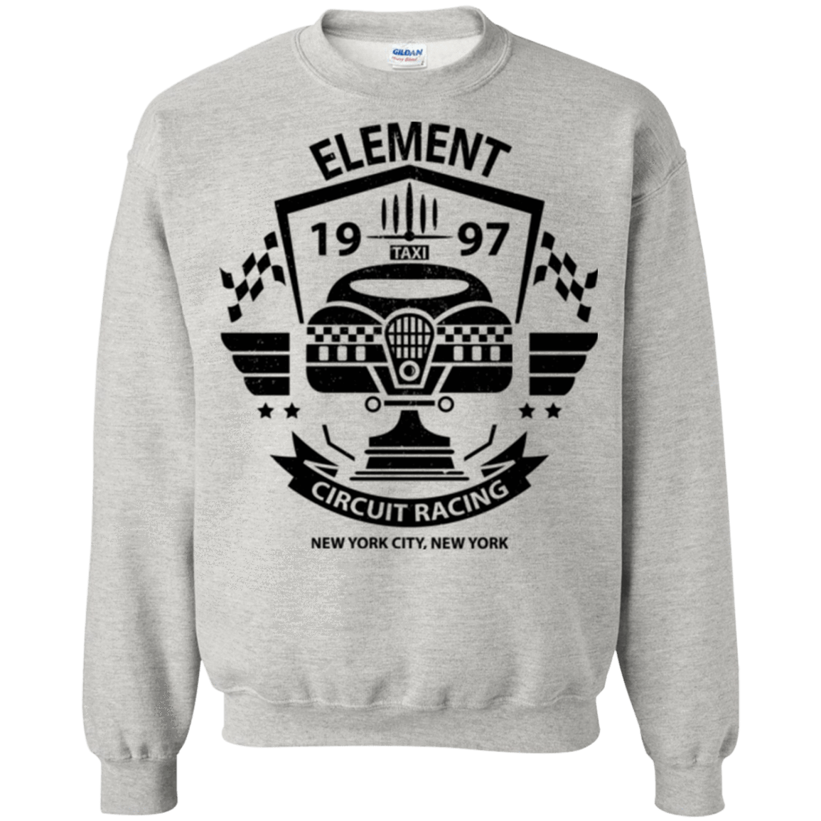 Sweatshirts Ash / Small Element Circuit Crewneck Sweatshirt
