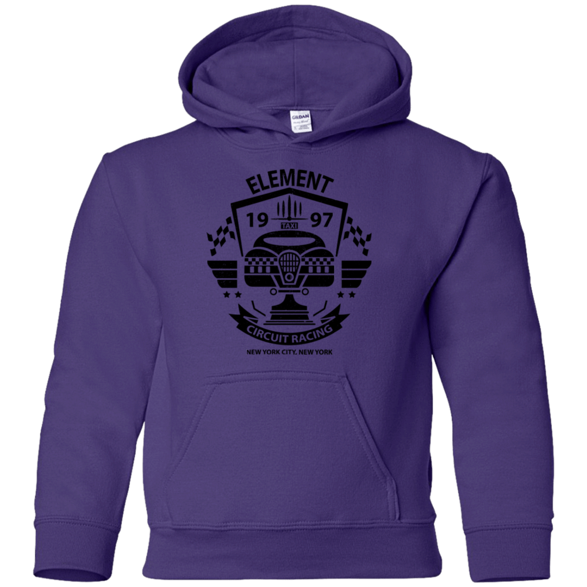 Sweatshirts Purple / YS Element Circuit Youth Hoodie
