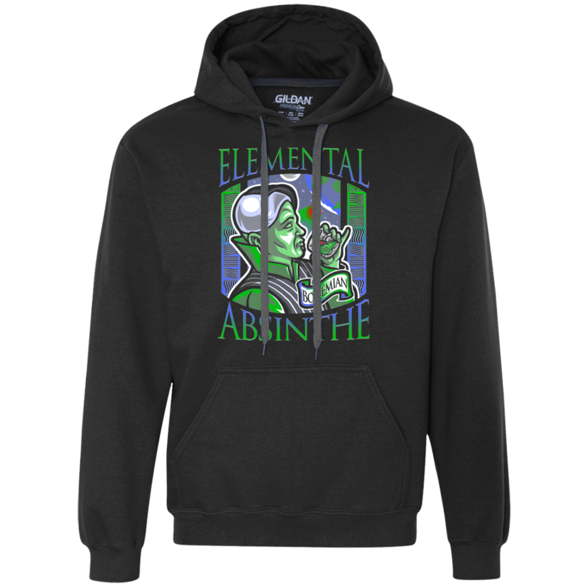 Sweatshirts Black / Small Elemental Absinthe Premium Fleece Hoodie