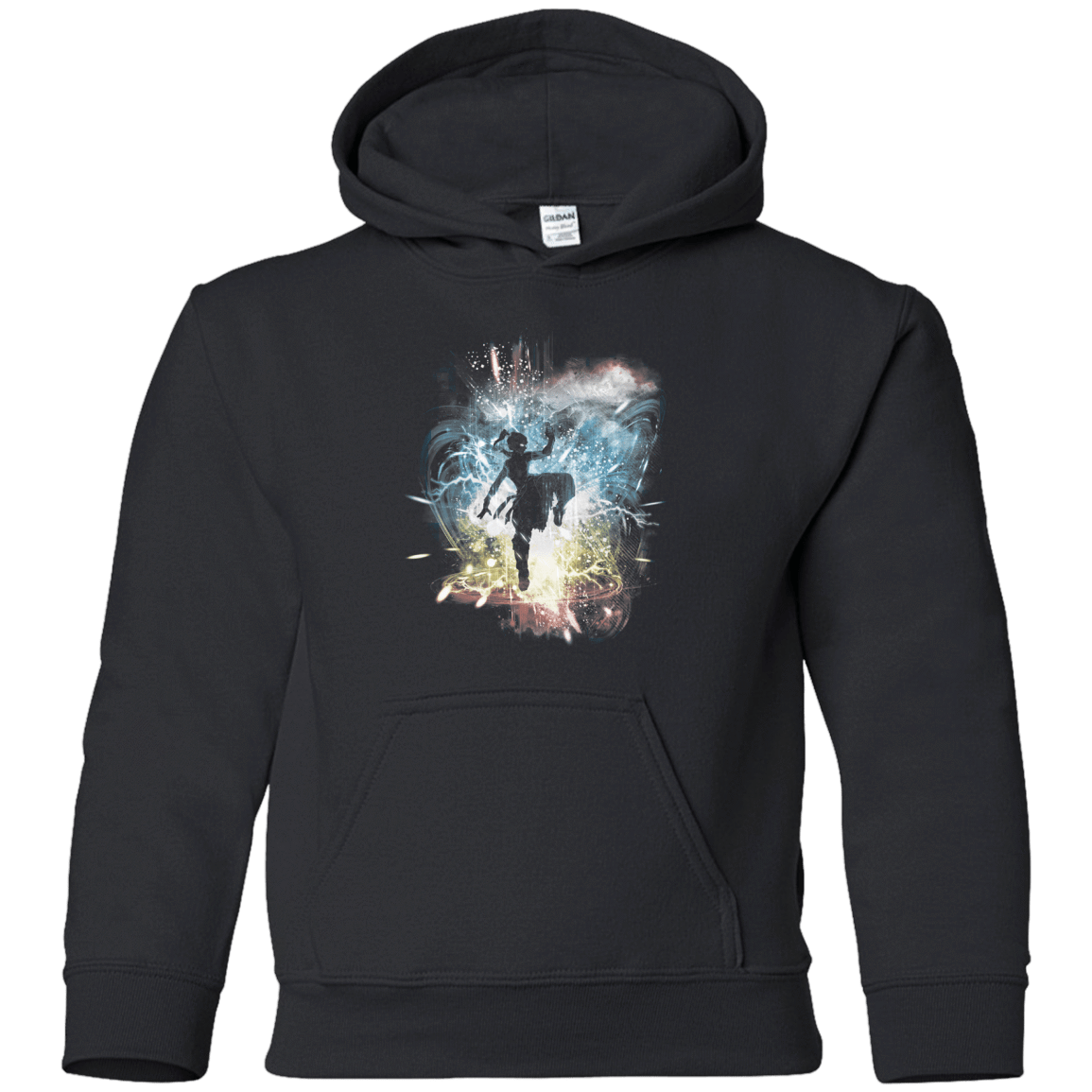 Sweatshirts Black / YS Elemental Storm-Korra Youth Hoodie