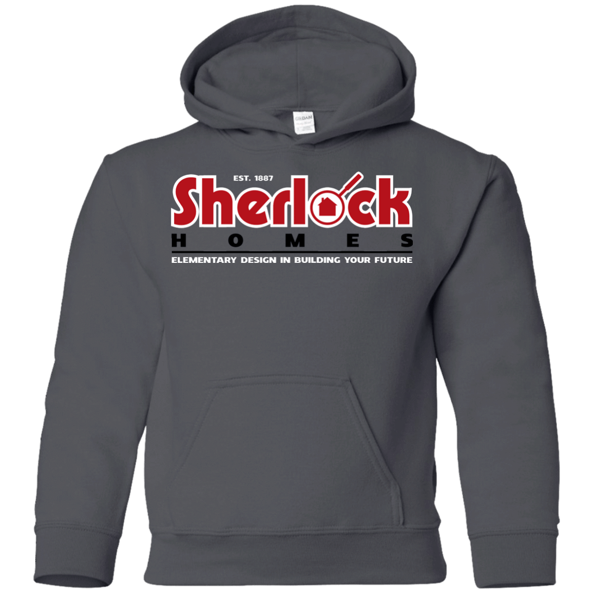 Sweatshirts Charcoal / YS Elementary Design Youth Hoodie