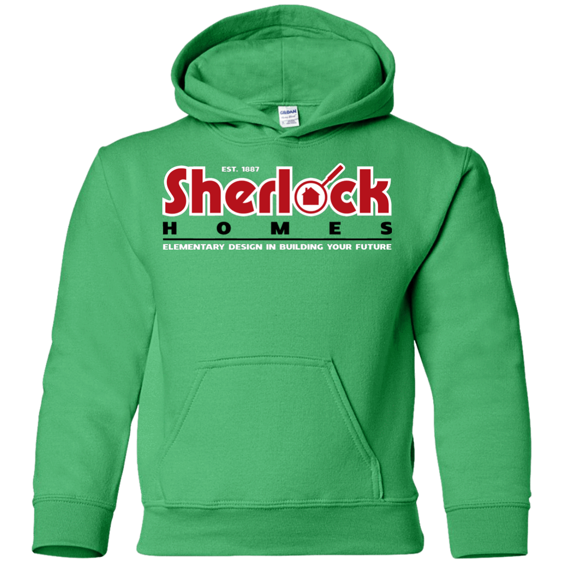 Sweatshirts Irish Green / YS Elementary Design Youth Hoodie