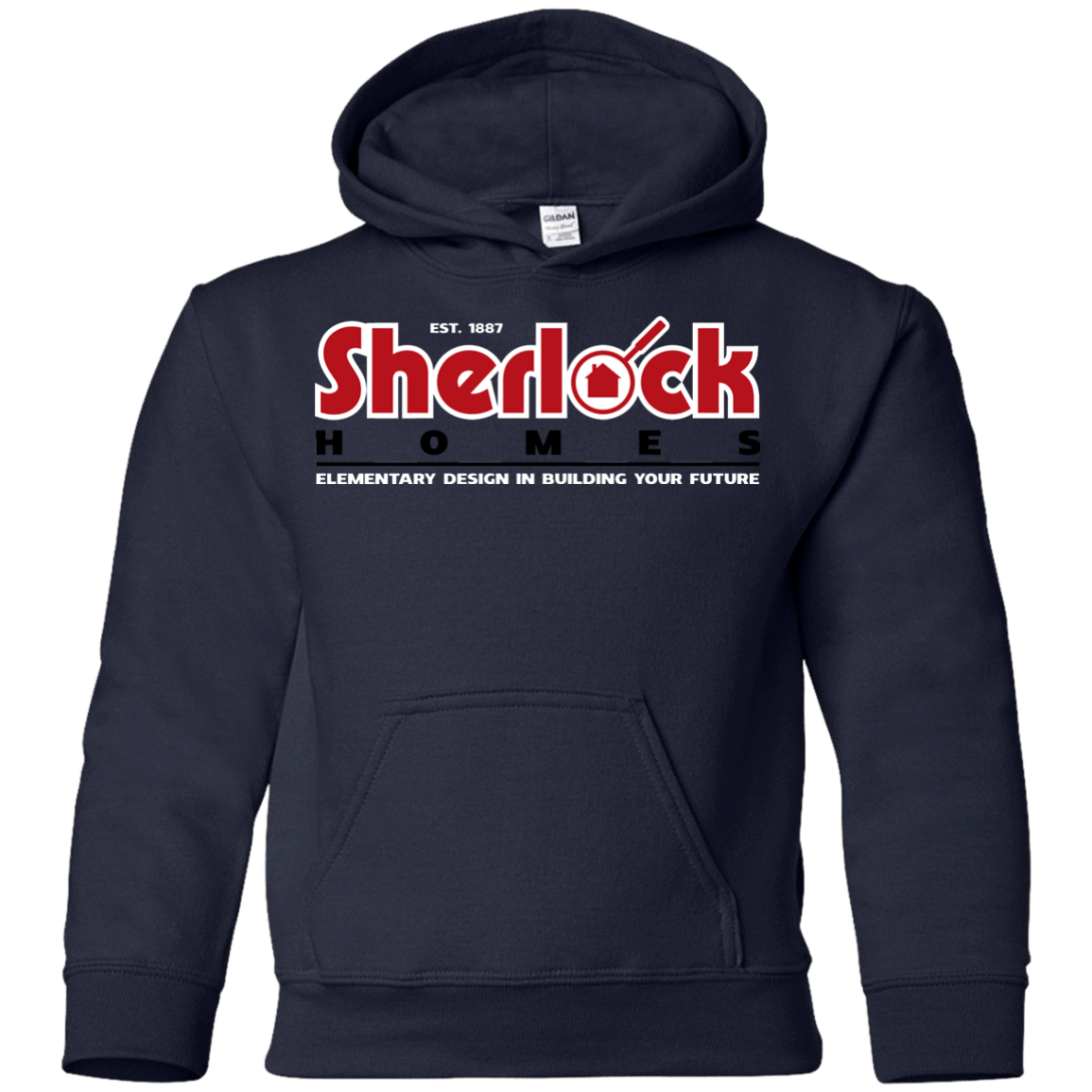 Sweatshirts Navy / YS Elementary Design Youth Hoodie