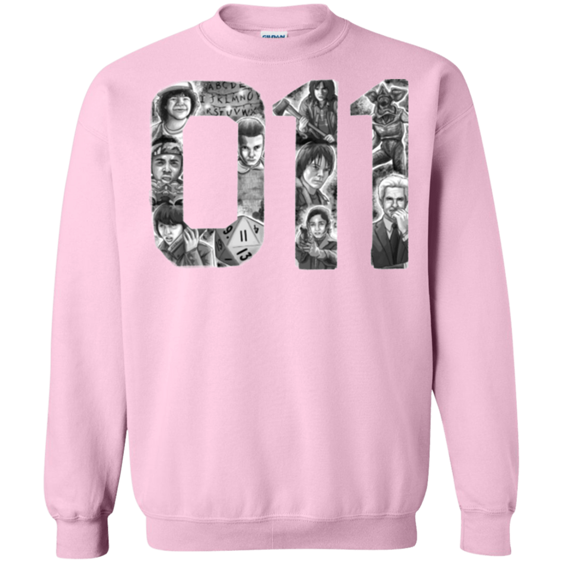 Sweatshirts Light Pink / Small Eleven Crewneck Sweatshirt