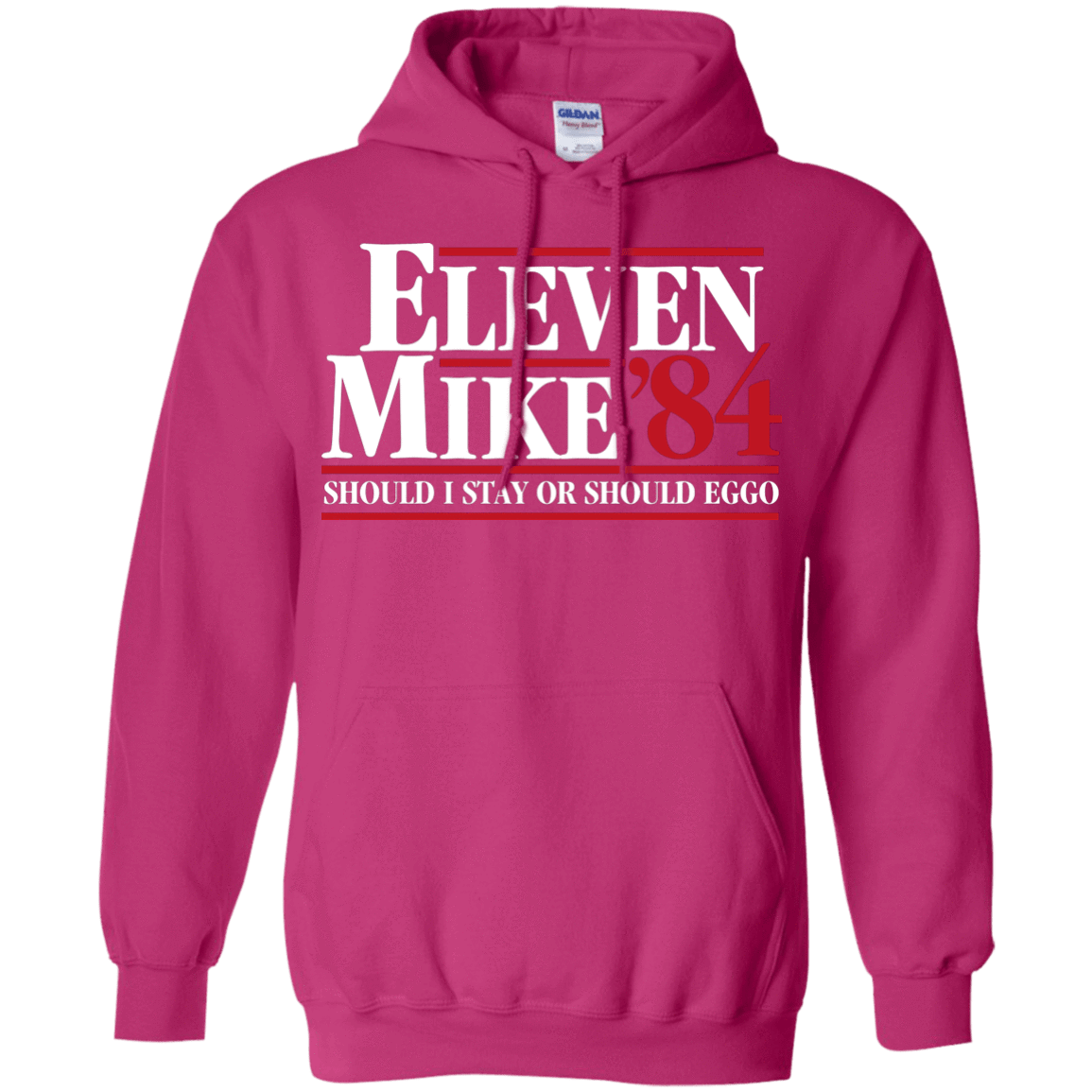 Eleven Mike 84 - Should I Stay or Should Eggo Pullover Hoodie