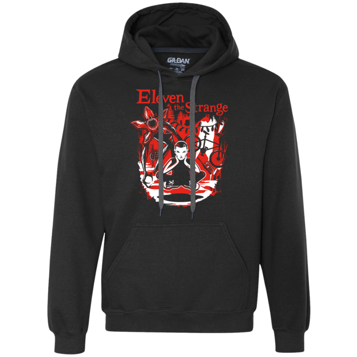 Sweatshirts Black / Small Eleven The Strange Premium Fleece Hoodie