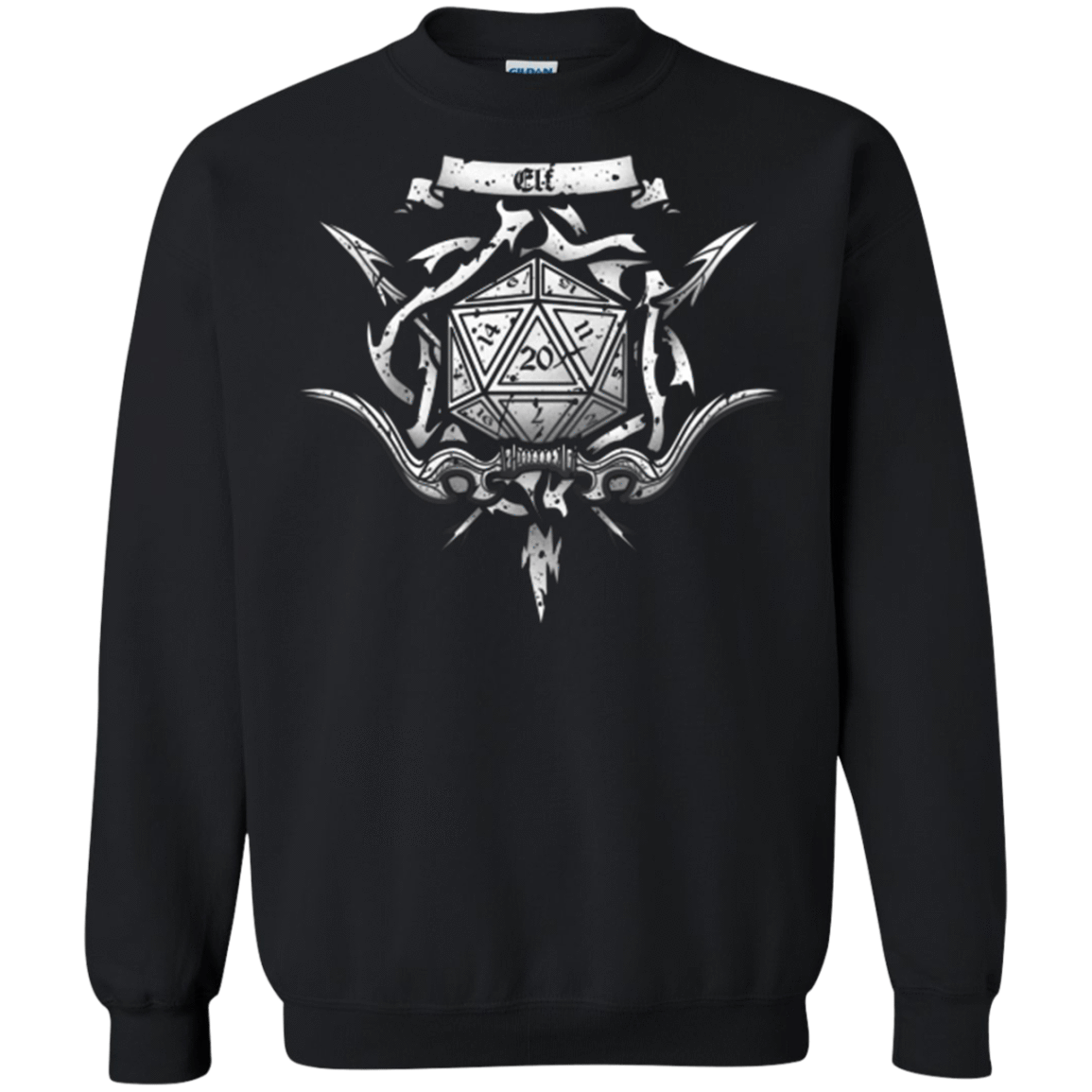 Sweatshirts Black / Small Elf Crest Crewneck Sweatshirt
