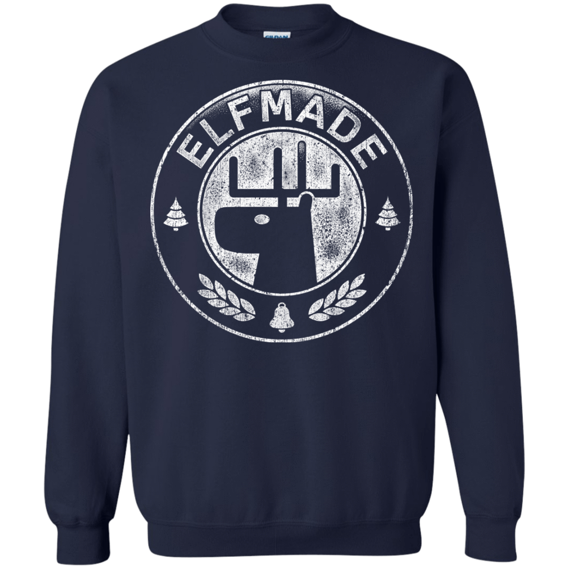 Sweatshirts Navy / Small Elf Made Crewneck Sweatshirt